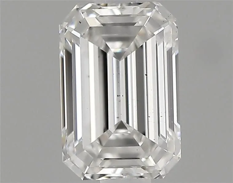 0.68ct EMERALD F VS2 Lab Grown diamond