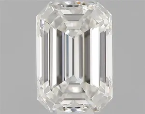 0.4ct EMERALD H VVS2 Natural diamond