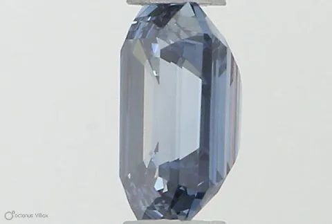 0.36ct EMERALD Fancy Vivid Blue VVS1 Coloured Lab diamond