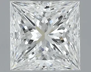 0.6ct PRINCESS E VVS2 Natural diamond