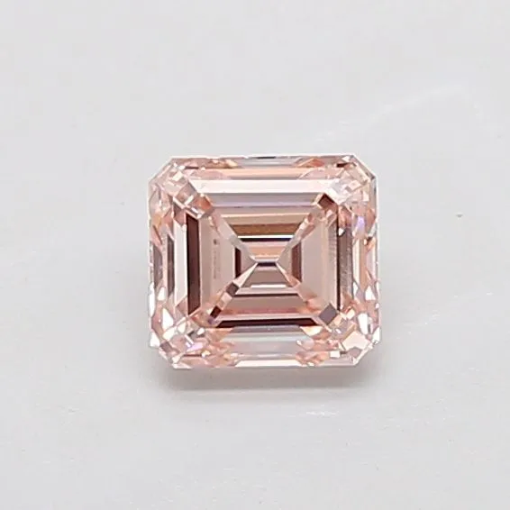 1.02ct EMERALD Fancy Light Brownish Pink VS2 Coloured Lab diamond