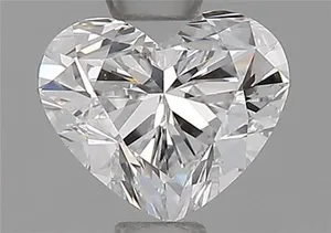 0.58ct HEART D VVS1 Natural diamond