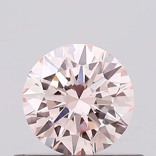 0.41ct ROUND Fancy Pink VS1 Coloured Lab diamond
