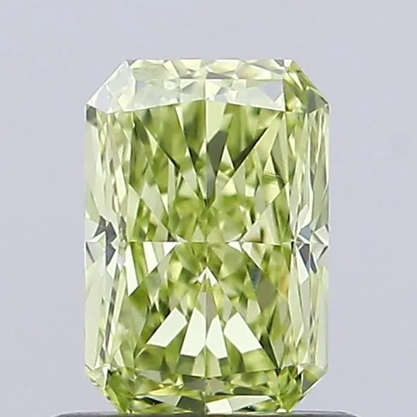 0.85ct RADIANT Fancy Yellow VVS2 Coloured Lab diamond