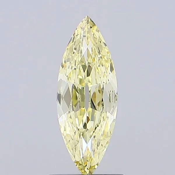 1.01ct MARQUISE Fancy Yellow VS1 Coloured Lab diamond