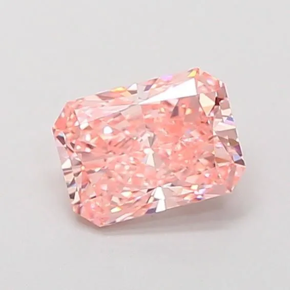 1.03ct RADIANT Fancy Vivid Pink VS1 Coloured Lab diamond