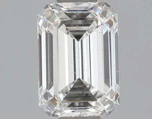 0.72ct EMERALD F VS2 Lab diamond