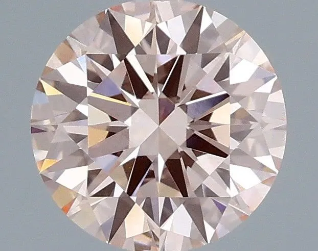 1.00ct ROUND Fancy Pink VVS2 Coloured Lab diamond