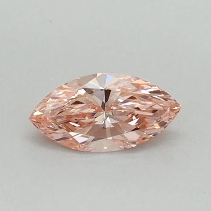 0.30ct MARQUISE Fancy Vivid Pink VS1 Coloured Lab diamond