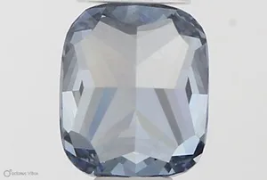 0.43ct CUSHION Fancy Vivid Blue VVS2 Coloured Lab diamond