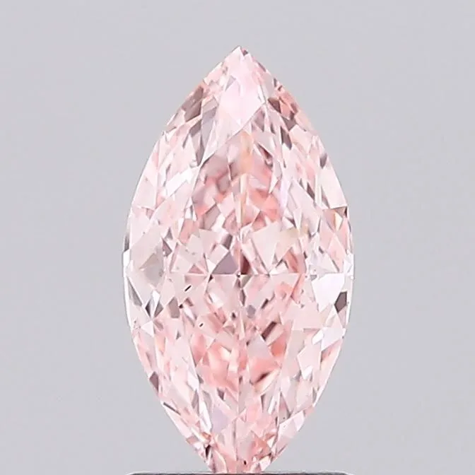 1.34ct MARQUISE Fancy Intense Pink VS1 Coloured Lab diamond