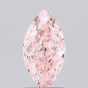 1.34ct MARQUISE Fancy Intense Pink VS1 Coloured Lab diamond