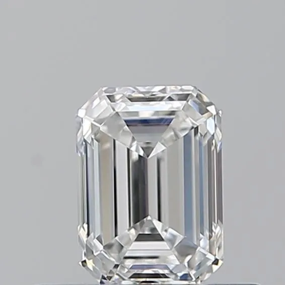 0.51ct EMERALD F VS2 Natural diamond