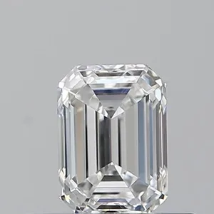 0.51ct EMERALD F VS2 Natural diamond