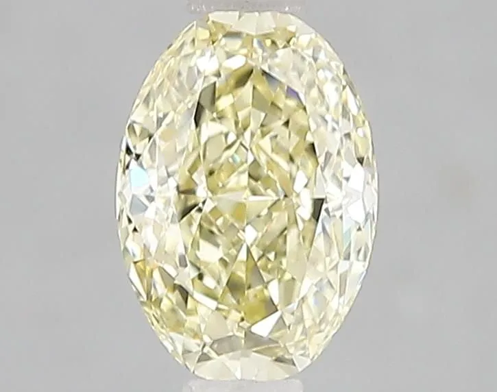 1.08ct OVAL Fancy Yellow VVS2 Coloured Lab diamond