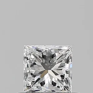 0.52ct PRINCESS F VS2 Natural diamond