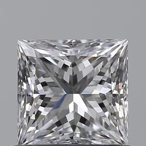0.63ct PRINCESS D IF Natural diamond