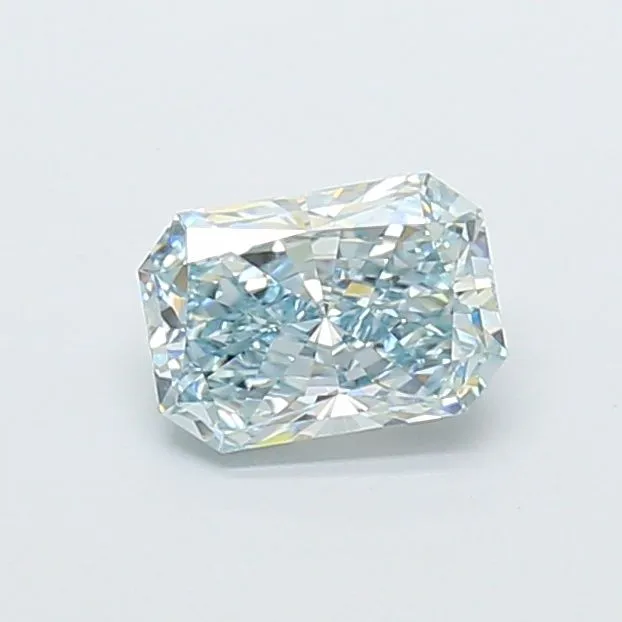 1.19ct RADIANT Fancy Intense Blue VVS2 Coloured Lab diamond