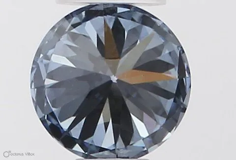 0.33ct ROUND Fancy Vivid Blue IF Coloured Lab diamond