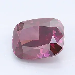 1.04ct CUSHION Fancy Deep Pink VS2 Coloured Lab diamond