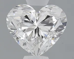 0.65ct HEART D VVS2 Lab diamond