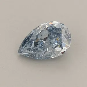 0.51ct PEAR Fancy Intense Blue VVS2 Coloured Lab diamond