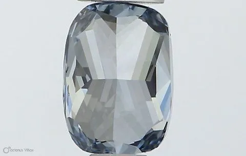 0.50ct CUSHION Fancy Blue SI1 Coloured Lab diamond