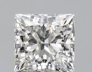 0.9ct PRINCESS G SI1 Natural diamond