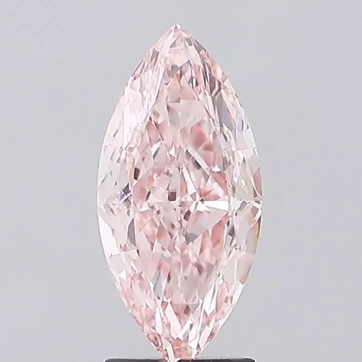2.52ct MARQUISE Fancy Vivid Pink VS1 Coloured Lab diamond
