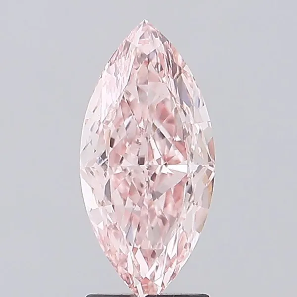2.52ct MARQUISE Fancy Vivid Pink VS1 Coloured Lab diamond