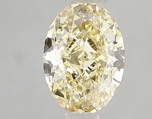 1.03ct OVAL Fancy Intense Yellow VS1 Coloured Lab diamond