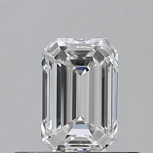 0.51ct EMERALD F IF Natural diamond