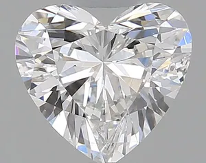 0.38ct HEART D VVS2 Natural diamond