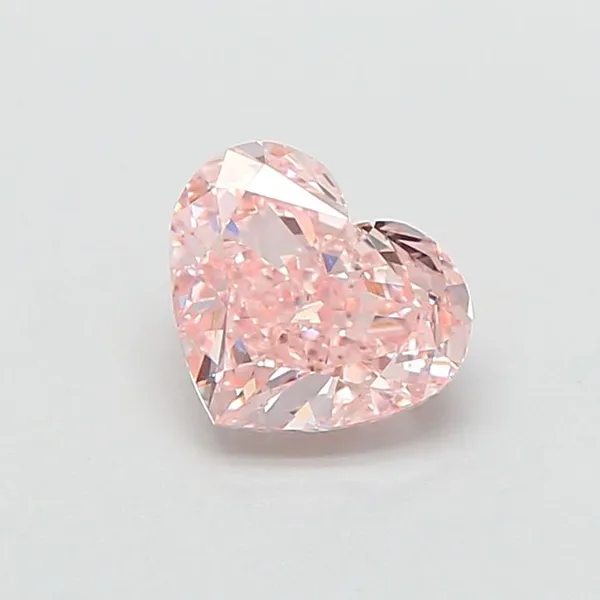 1.02ct HEART Fancy Pink VS1 Coloured Lab diamond