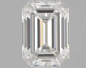 0.42ct EMERALD F VS1 Natural diamond