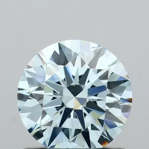 0.71ct ROUND Fancy Intense Blue VS2 Coloured Lab diamond
