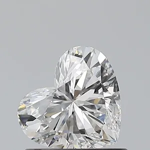 0.7ct HEART F VVS2 Natural diamond