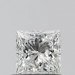 0.5ct PRINCESS E VVS2 Natural diamond
