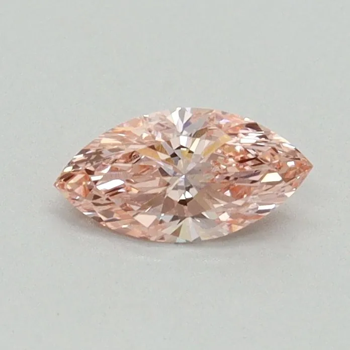 0.32ct MARQUISE Fancy Intense Pink SI1 Coloured Lab diamond