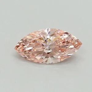 0.32ct MARQUISE Fancy Intense Pink SI1 Coloured Lab diamond