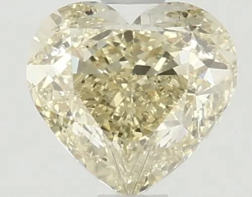 1.38ct HEART Fancy Intense Yellow VVS2 Coloured Lab diamond