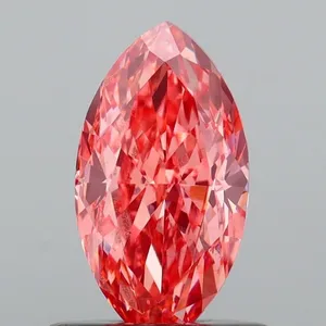 1.15ct MARQUISE Fancy Vivid Pink VS1 Coloured Lab diamond