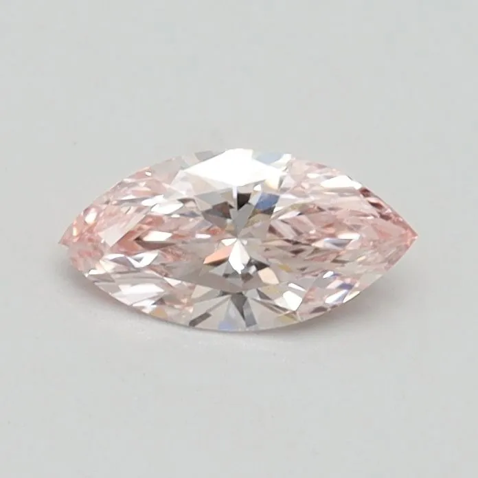 0.32ct MARQUISE Fancy Pink VVS2 Coloured Lab diamond