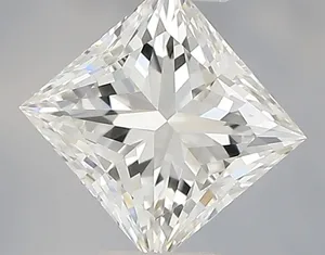 0.6ct PRINCESS H VVS1 Natural diamond