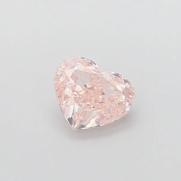 1.43ct HEART Fancy Intense Pink VS1 Coloured Lab diamond