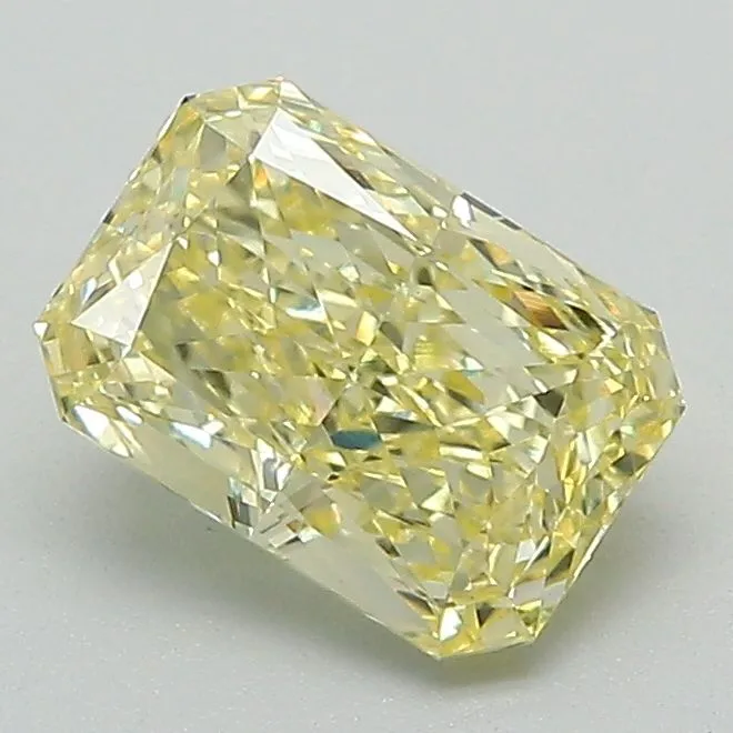 1.35ct RADIANT Fancy Intense Yellow VS1 Coloured Lab diamond
