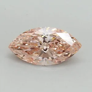 0.72ct MARQUISE Fancy Vivid Pink VS1 Coloured Lab diamond