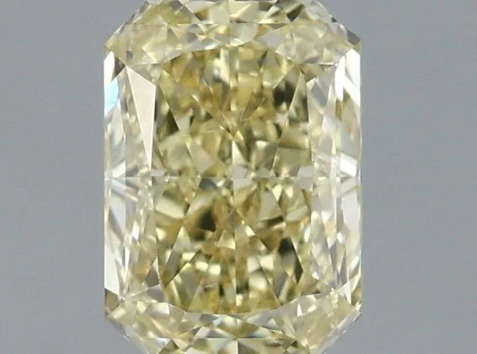 1.07ct RADIANT Fancy Yellow VVS2 Coloured Lab diamond