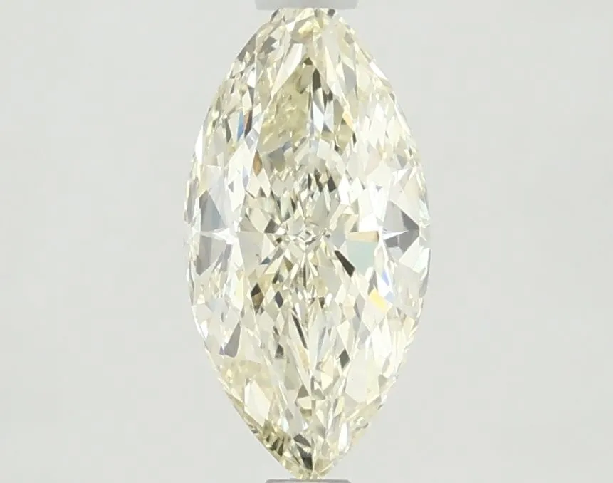 1.54ct MARQUISE Fancy Light Yellow VS1 Coloured Lab diamond