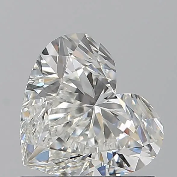 0.91ct HEART H VVS2 Natural diamond
